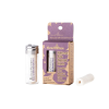 natural silk floss in glass container