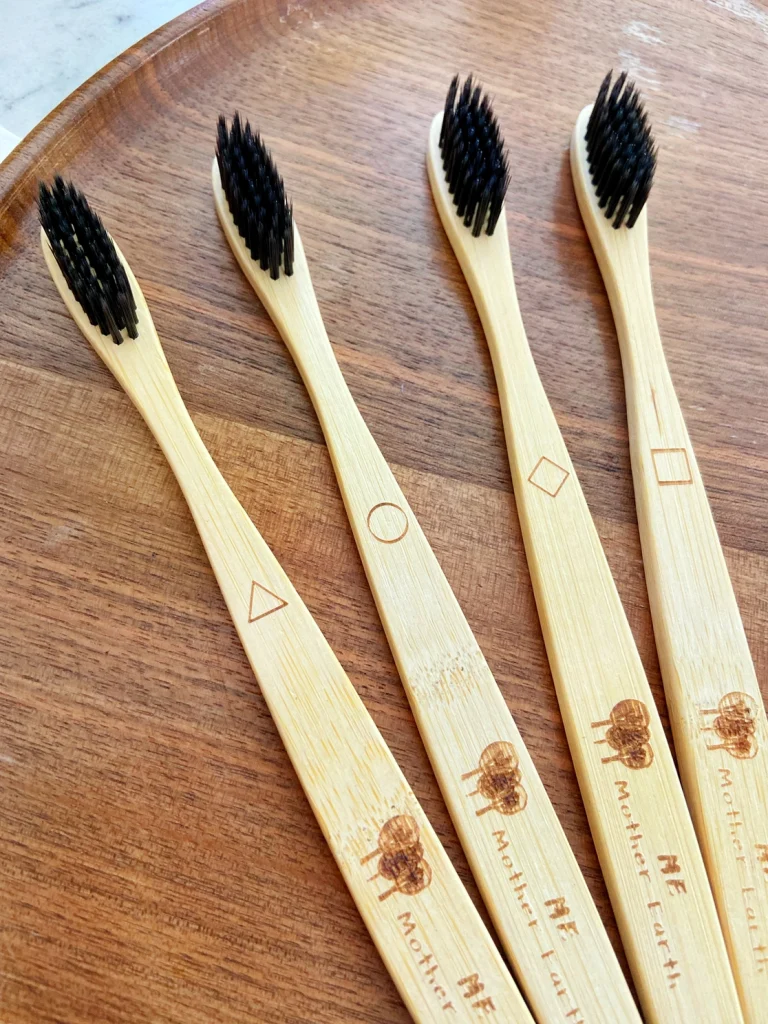 Natural toothbrush and wood toothbrush
