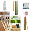 Bathroom Box collage showing nine natural Non toxic dental care products.