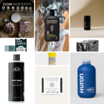 Collage of natural body care products featuring top clean beauty brands with non toxic body wash, shampoo, and deodorant options for healthier daily routines