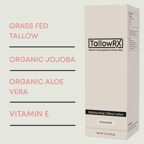 Tallow Rx Premium Tallow Lotion – Unscented