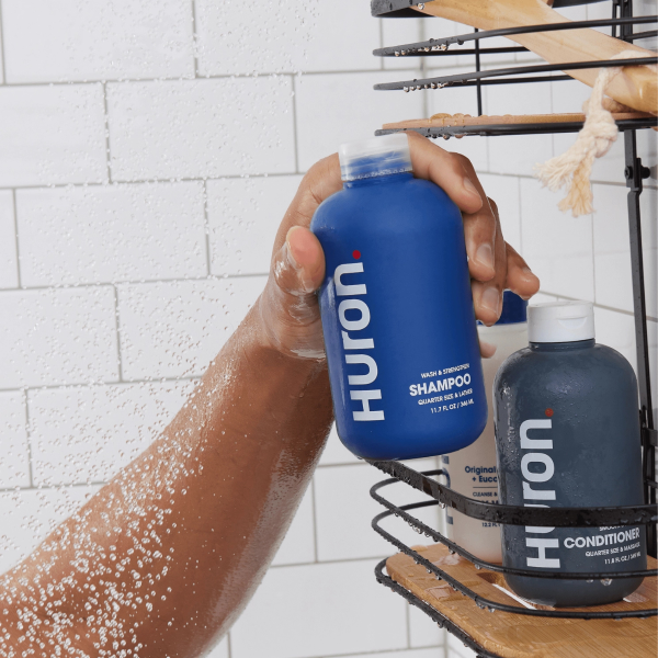 huron shampoo in shower
